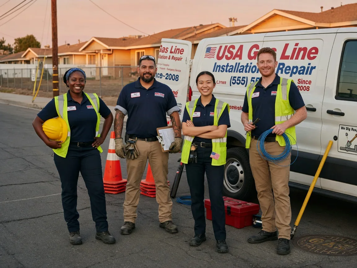 Gas Line Installation company in Holstein, NE